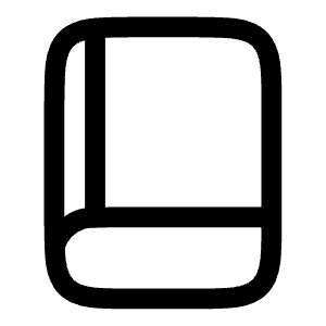 Book Minimalistic Icon from Solar Linear Set