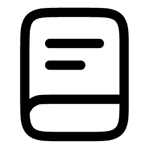 Book Icon from Solar Linear Set