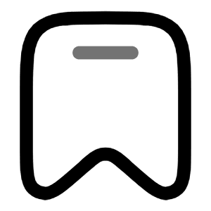 Bookmark Icon from Solar Line Duotone Set