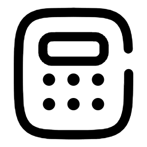 Calculator Icon from Solar Broken Set