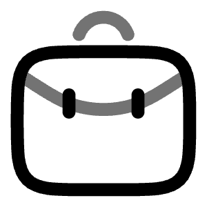 Case Round Minimalistic Icon from Solar Line Duotone Set
