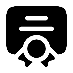 Diploma Icon from Solar Bold Set