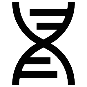 Dna Science Icon from Atlas Line Set
