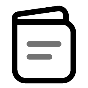 Document Icon from Solar Line Duotone Set