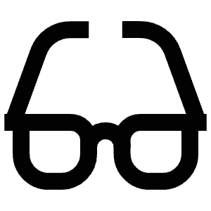 Glasses Icon from Atlas Line Set