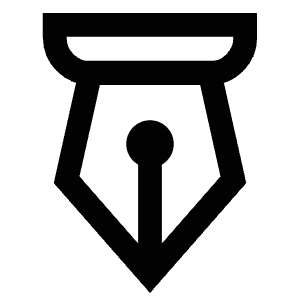 Ink Pen Icon from Atlas Line Set