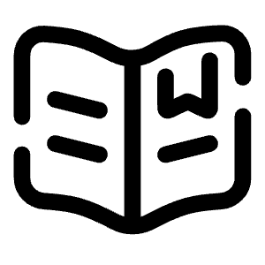 Notebook Bookmark Icon from Solar Broken Set
