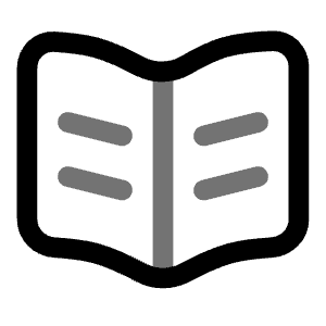 Notebook Icon from Solar Line Duotone Set