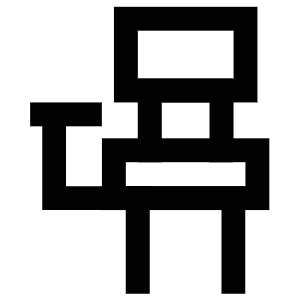 School Chair Desk Icon from Atlas Line Set