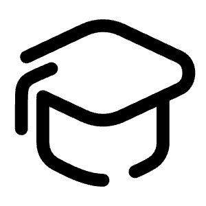 Square Academic Cap 2 Icon from Solar Broken Set