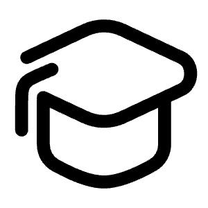 Square Academic Cap 2 Icon from Solar Linear Set