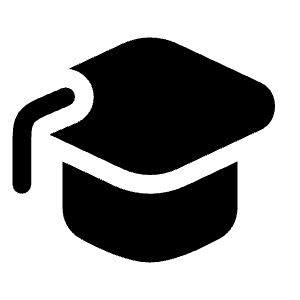 Square Academic Cap 2 Icon from Solar Bold Set