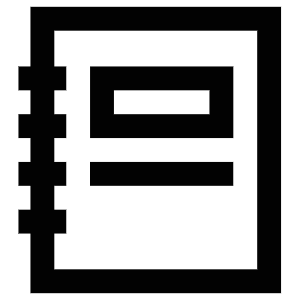 Textbook Icon from Atlas Line Set