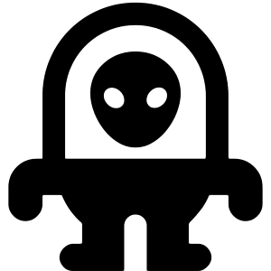 Spaceship Icon from Ultimate Bold - Free Set