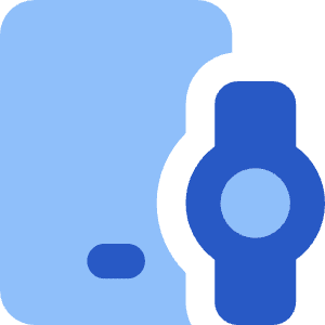 Phone Device Pairing Wearables Icon from Core Flat Set