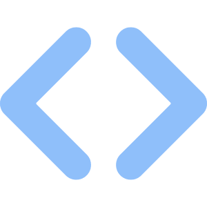 Angle Brackets Icon from Core Flat Set