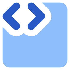 Code Block Icon from Core Flat Set
