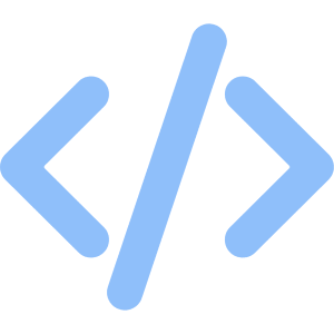 Code Bracket Icon from Core Flat Set