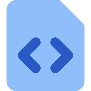 File Code 1 Icon from Core Flat Set