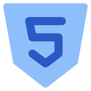 Html Five Icon from Core Flat Set