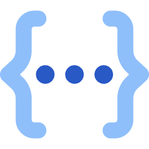 Json Programming Icon from Core Flat Set