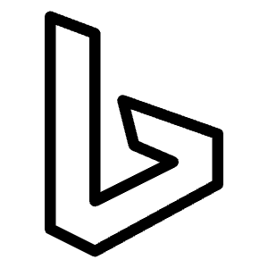 Bing Logo 2 Icon from Logos Line - Free Set