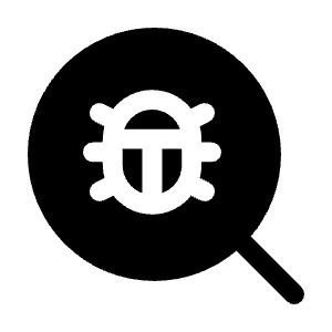 Magnifer Bug Icon from Solar Bold Set