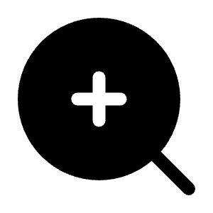 Magnifer Zoom In Icon from Solar Bold Set