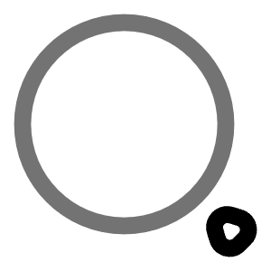 Rounded Magnifer Icon from Solar Line Duotone Set