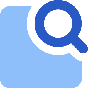Search App Feature Content Icon from Core Flat Set