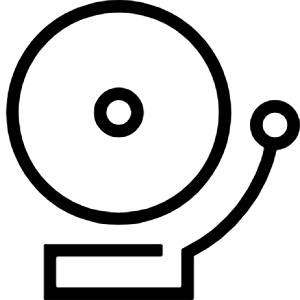 Alarm Bell Icon from Guidance – Free Set