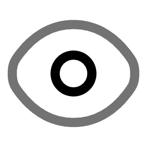 Eye Icon from Solar Line Duotone Set