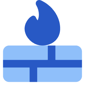 Fire Wall Icon from Core Flat Set
