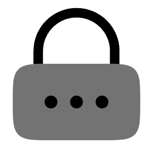 Lock Password Icon from Solar Bold Duotone Set