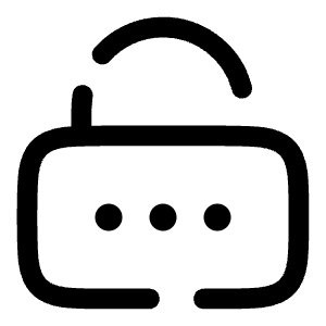 Lock Password Unlocked Icon from Solar Broken Set