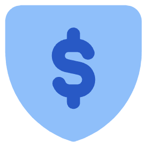 Money Shield Icon from Core Flat Set