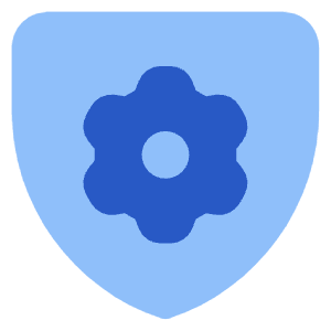 Security Setting Gear Icon from Core Flat Set