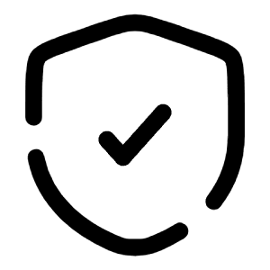 Shield Check Icon from Solar Broken Set