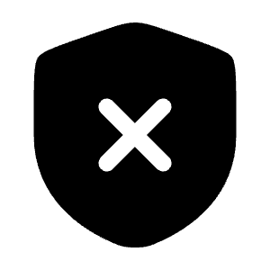 Shield Cross Icon from Solar Bold Set