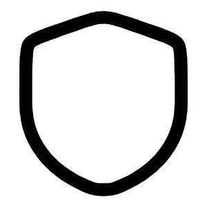 Shield Minimalistic Icon from Solar Linear Set
