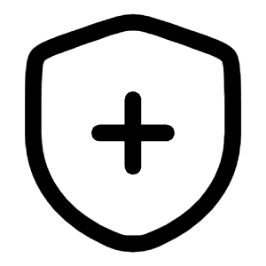 Shield Plus Icon from Solar Linear Set