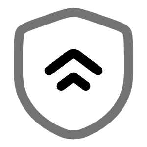 Shield Up Icon from Solar Line Duotone Set