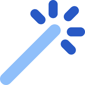 Magic Wand 1 Icon from Core Flat Set