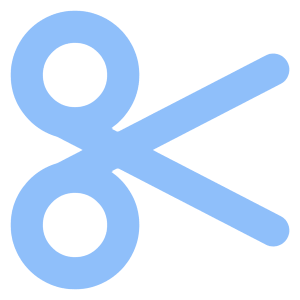 Scissors Icon from Core Flat Set
