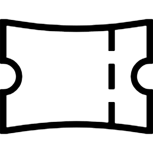 Tickets Icon from Guidance – Free Set