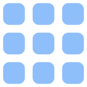 Application Drawer Icon from Core Flat Set