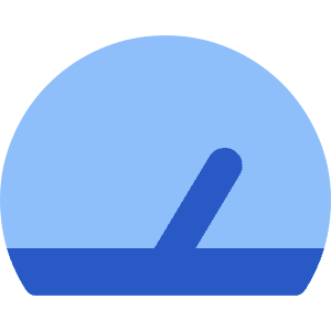 Dashboard Gauge High 2 Icon from Core Flat Set