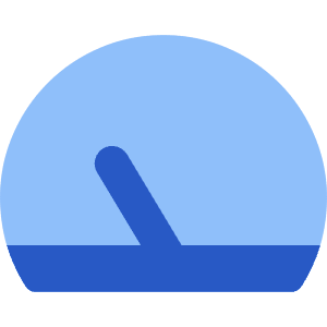 Dashboard Gauge Low 2 Icon from Core Flat Set