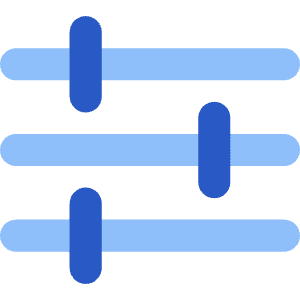 Horizontal Slider 3 Icon from Core Flat Set