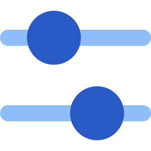 Horizontal Slider 4 Icon from Core Flat Set